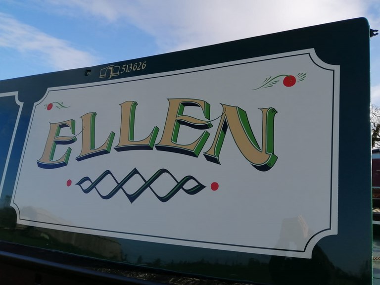 Shared narrow boat Ellen