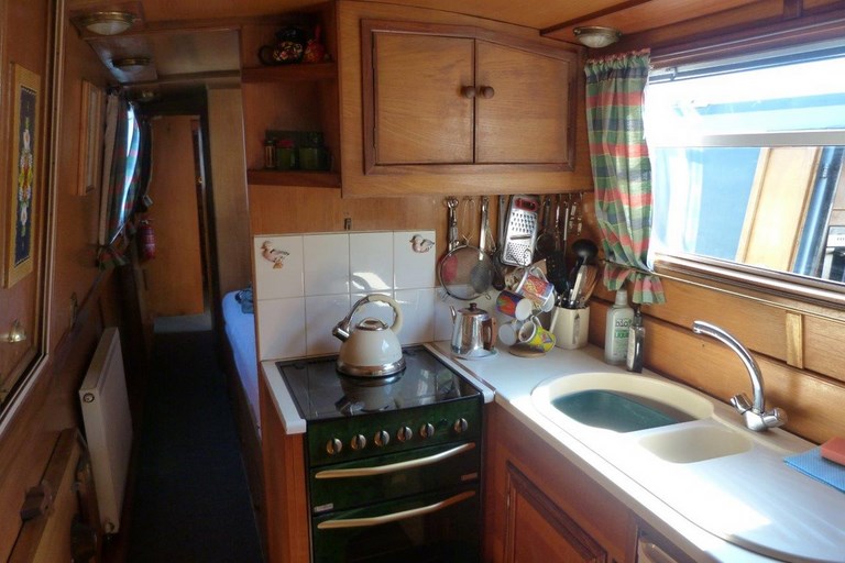 Shared narrow boat Schipperke