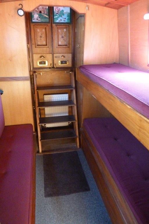 Shared narrow boat Schipperke