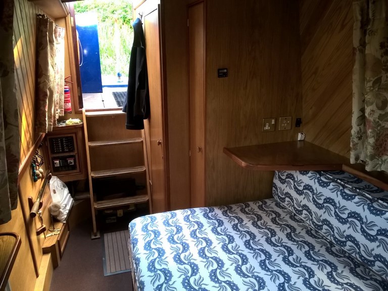 Shared narrow boat Swallowtail