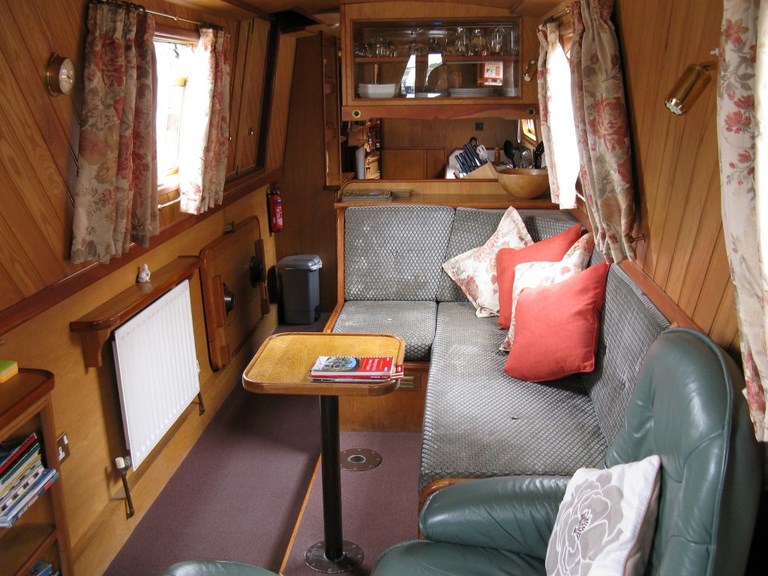 Shared narrow boat Swallowtail