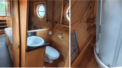 Shared narrow boat Whiston
