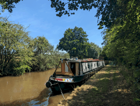 Shared narrow boat Dawn Treader