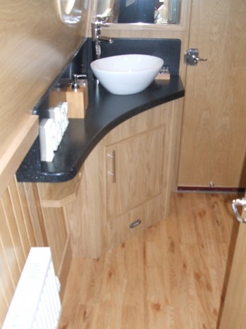 Shared narrow boat Breaking Dawn