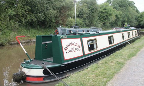 Shared narrow boat Rowington