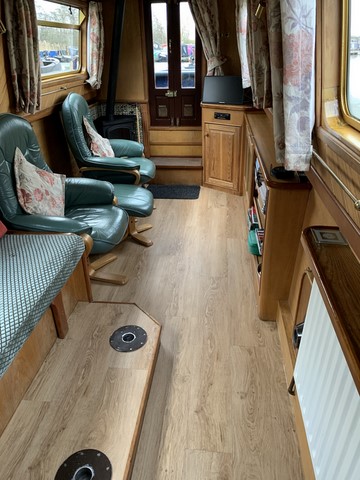 Shared narrow boat Swallowtail