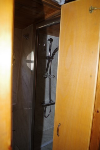 Shared narrow boat Shropshire Blue