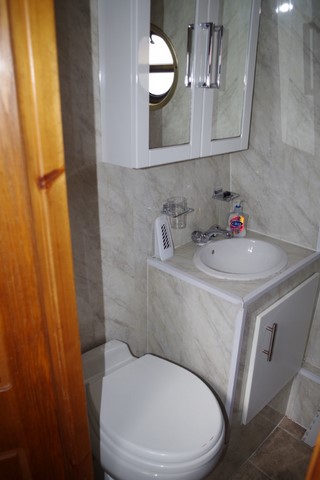 Shared narrow boat Shropshire Blue