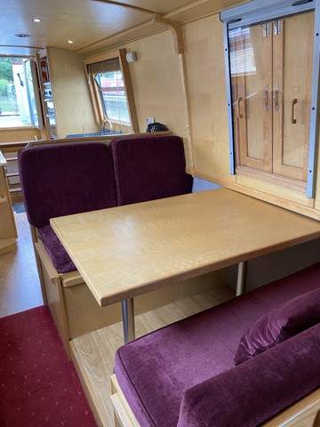 Shared narrow boat Dawn Mist