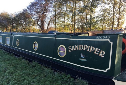 Shared narrow boat Sandpiper