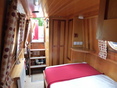 Shared narrow boat Silhouette