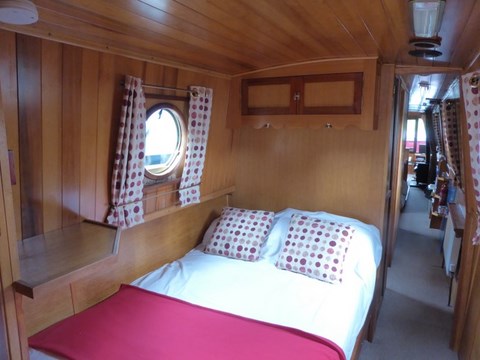 Shared narrow boat Silhouette