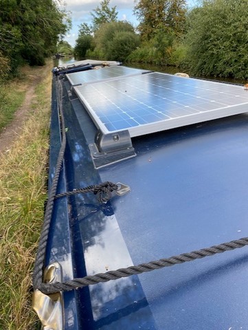 Shared narrow boat Swallowtail