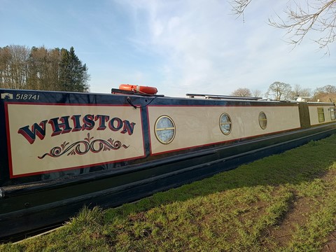 Shared narrow boat Whiston