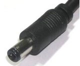 12 volt TV regulator DC plug close up